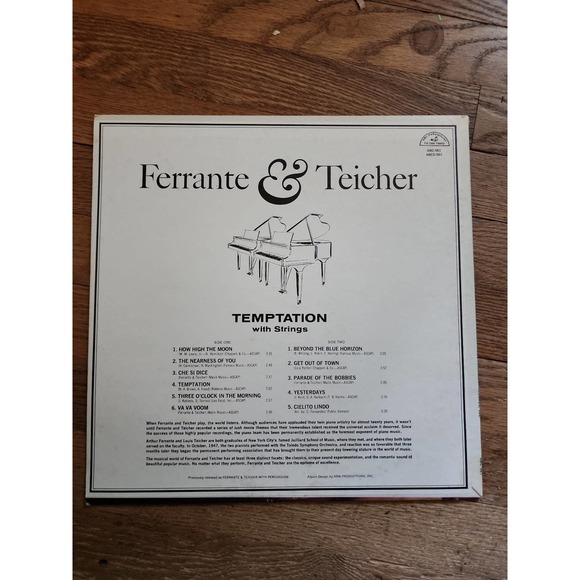 Temptation Ferrante and Teicher Vinyl - Picture 2 of 4